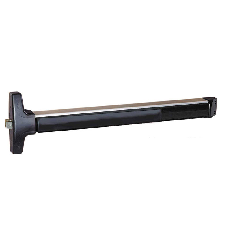 V40-628-36 36 in. Wide-Stile Rim Panic Exit - Satin Aluminum Clear