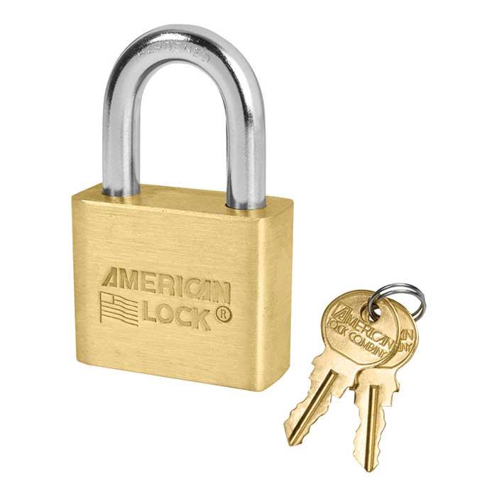 AL50-KD 1.75 in. Body & 1.12 in. Shackle Rekeyable Brass Padlock