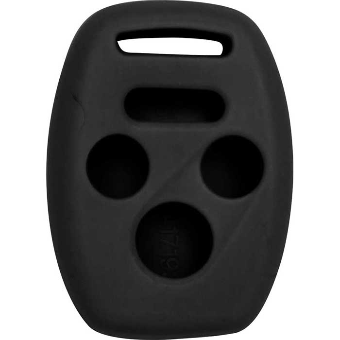 SJ-HNDAD44-BLACK Silicone Jacket-Keyless Remote Cover for Honda HNDAD44 - Black