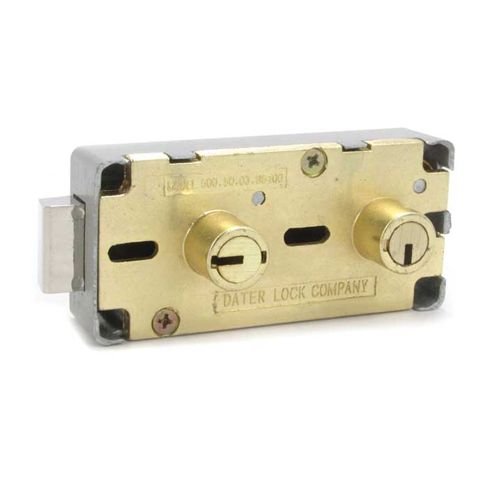 B541-BR-P4 0.5 in. Fixed Renter Fixed No.4 Guard Safe Deposit Lock