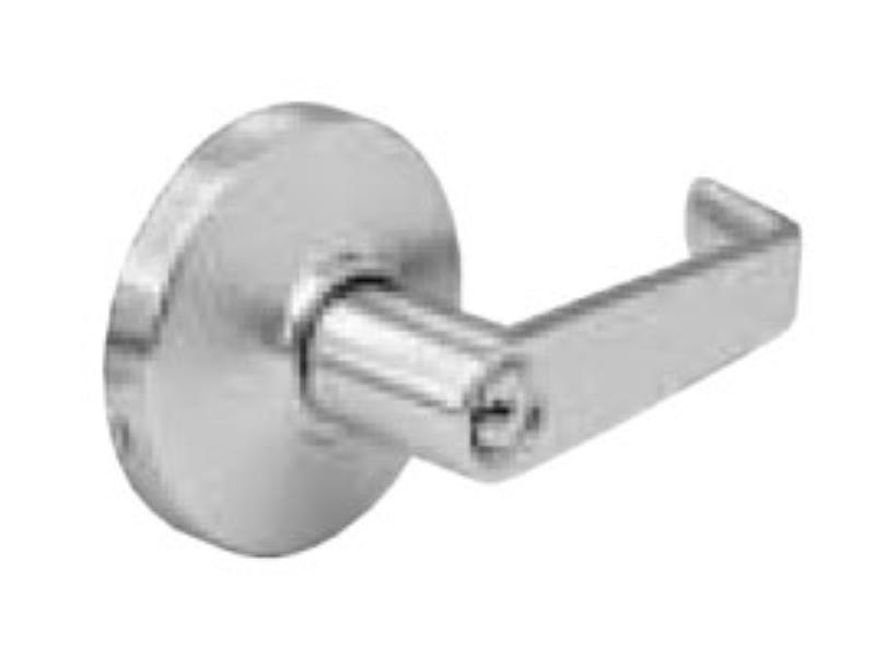 RL11-SR-26D-LC RL Series Standard Duty Cylindrical Lever Lock with 1.125 in. Square Corner UL & 2.75 in. Backset, 626-US26D Satin Chrome