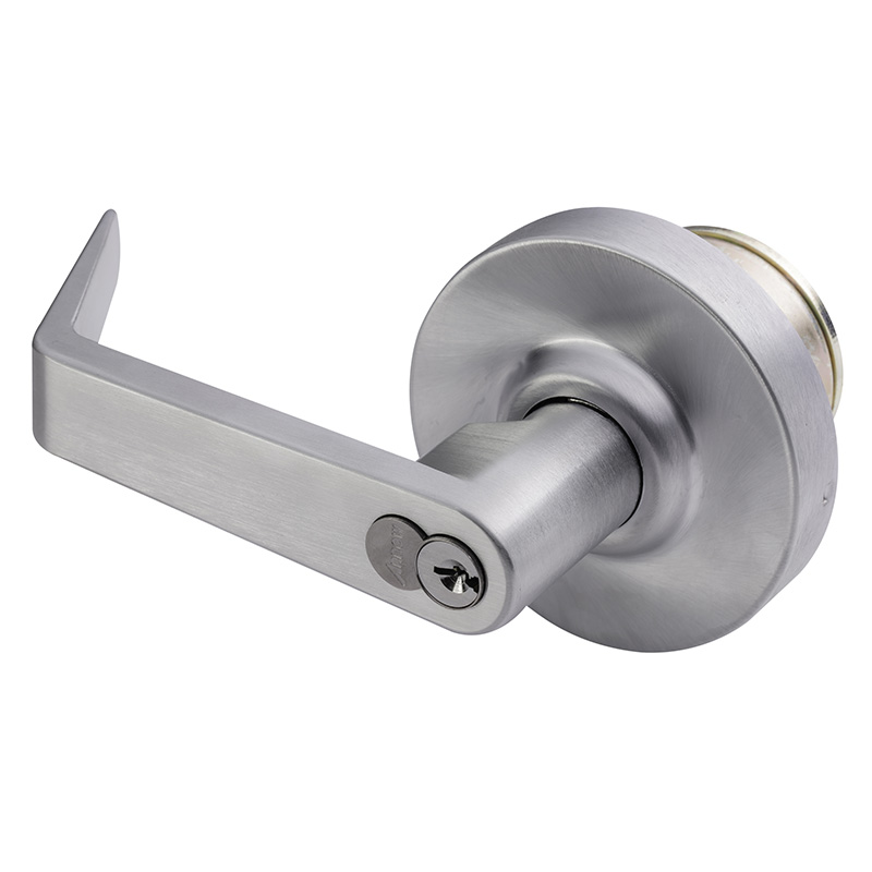 SRX82-26D-IC Storeroom Exit Device Lever Trim with IC Prep, 626-US26D Satin Chrome