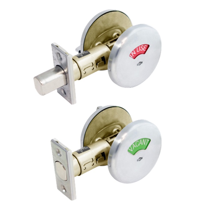 IND90-G2-26D Grade 2 Indicator Deadbolt with 2.375 in. or 2.75 in. Backset, 626-US26D Satin Chrome