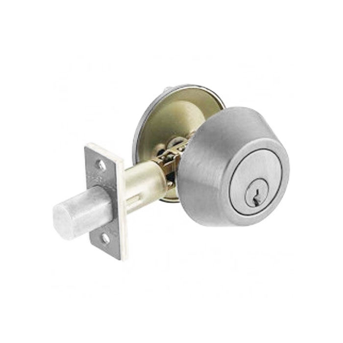 T330-26D Grade 2 Double Cylinder Deadbolt with 2.375 in. or 2.75 in. Backset, 626-US26D Satin Chrome