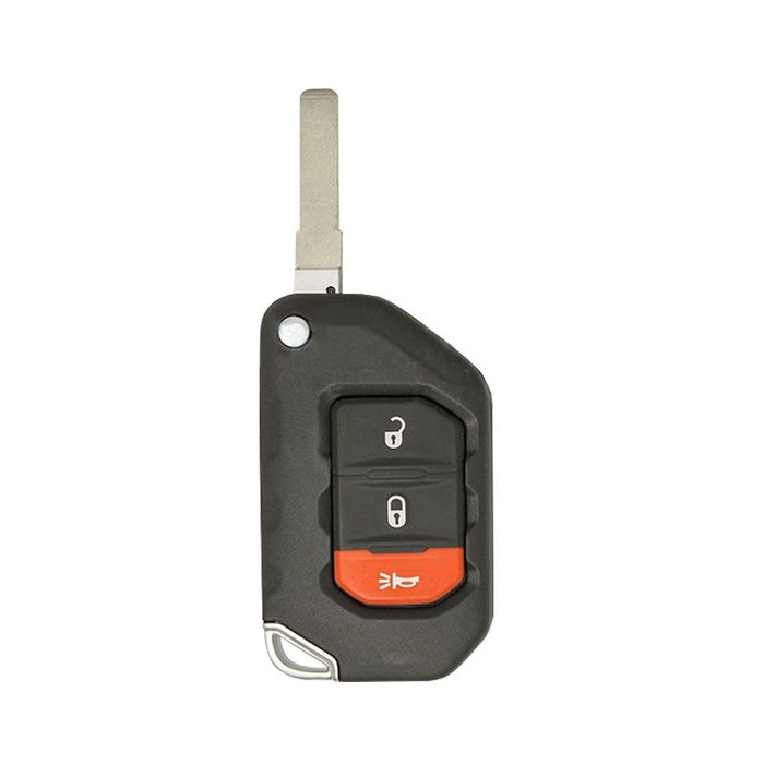 68416782-RFB-A Original 3 Button Proximity Flip Key for 2018-2020 Jeep Wrangler