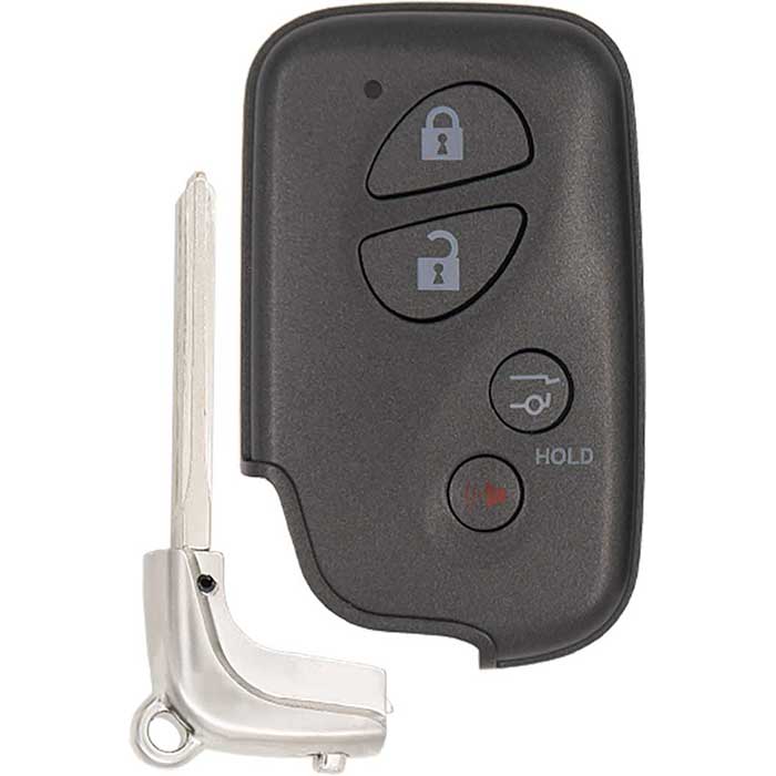 931-TL-SHELL 4 Button Replacement Remote Shell for 2010-2020 Lexus GX460