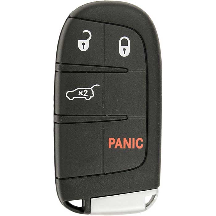 PRX-CHY-1302-4 4 Button Replacement Proximity Tombstone Smart Key for 2014-2020 Dodge Durango