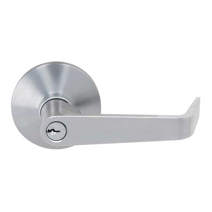 8000L-26D Entry & Classroom Exit Device Lever Trim, 626-US26D Satin Chrome