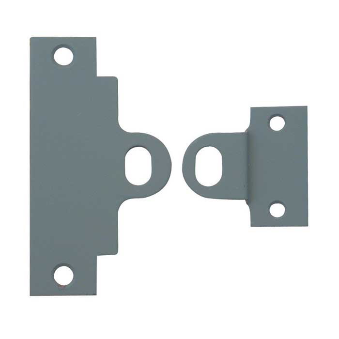 Don Jo Manufacturing TL-1 Temporary Lock Plate Set for 2.25 in. Latch & 4.87 in. Strike Preps - Prime