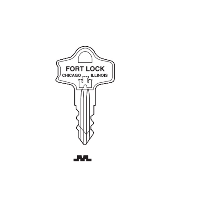 KS900 Fort Key Blank for 29000 Series & Showcase