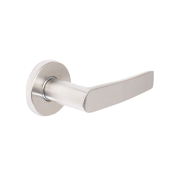 ML2075-ASA-626 ML2075 Mortise Security Entrance or Office with AS-Armstrong Lever Lockset - A Rose - L4 Keyway - 626 Satin Chrome