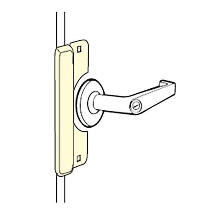 Don Jo Manufacturing LELP-208-DU 8 x 3.5 in. Latch Protector for Electric Strikes & Lever Locks - Dark Bronze