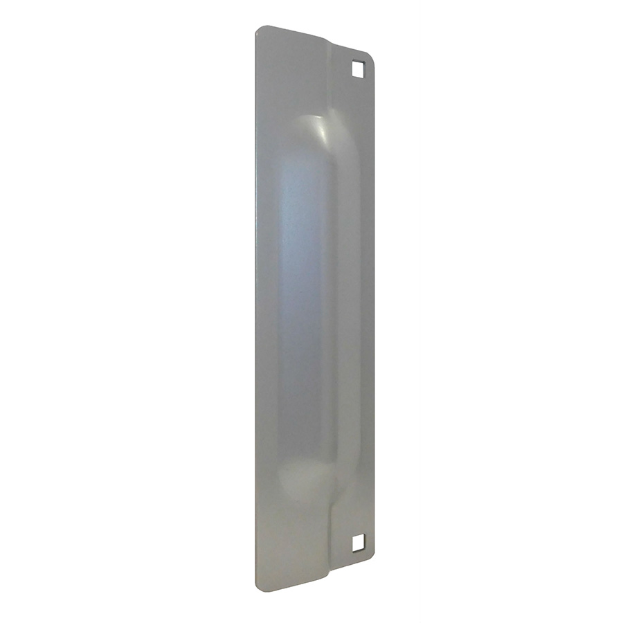 Don Jo Manufacturing PMLP-211-SL 3 x 11 in. Latch Protector with Pin for Knobs & Levers, Silver