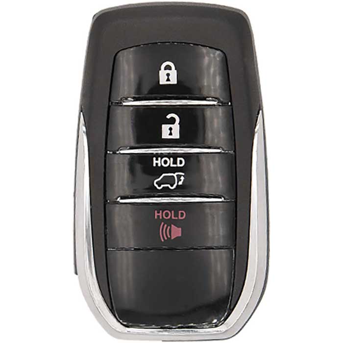 929-TL-SHELL 4 Button Remote Shell for 2018-2021 Toyota Land Cruiser