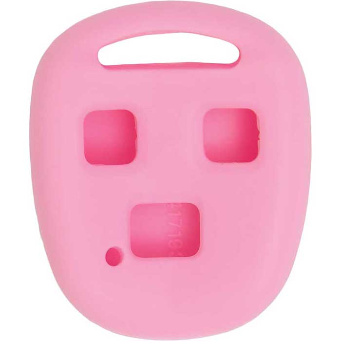 SJ-LXUS123-PINK Silicone Jacket Keyless Remote Cover for Lexus LXUS123 - Pink