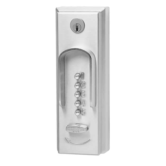 2015-26D-41 2015 Series Mechanical Pushbutton Exit Trim, 626-US26D Satin Chrome