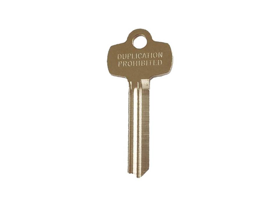 1A-1-TE-1-KS208-KS800 1ATE Keyway 7-Pin Standard Bow Key Blank