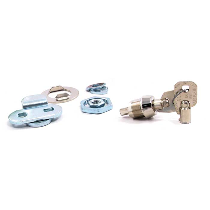 C4198-KA7302 Chicago Ace II Cam Type Universal Function Lock - Keyed Alike 7302 - Bright Polished Nickel