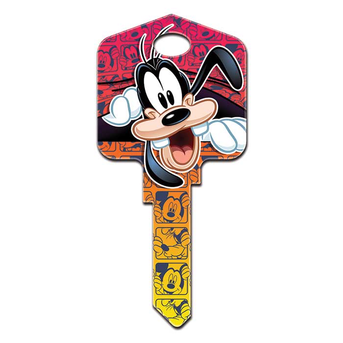 KW-D85 0.1 in. Disney Goofy Key Blank