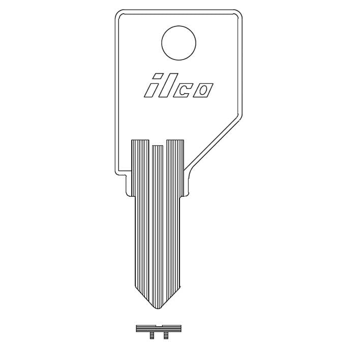1568- NP Shaw Walker Key Blank