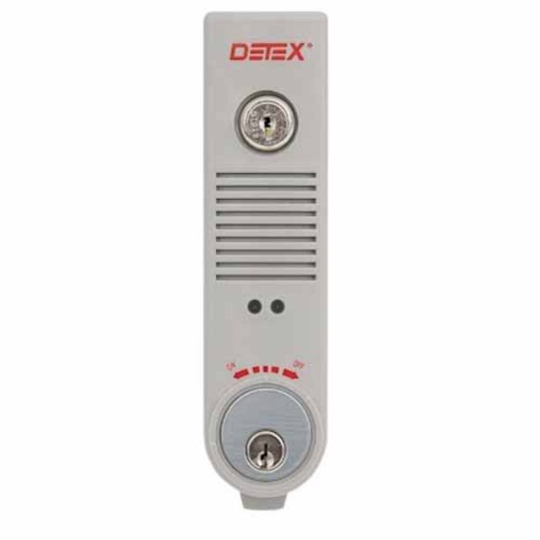 EAX-500W-1C7-KS-SI Weatherized Surface Mount Battery Alarm - Gray
