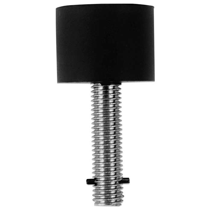 Don Jo Manufacturing 1462-STOP Floor-Mounted Detention Door Stop - Black
