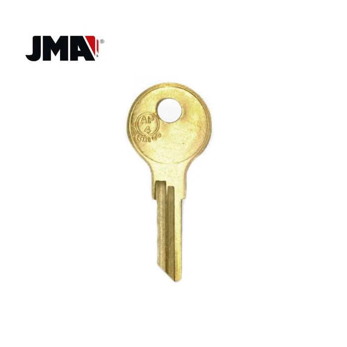 AP4-JMA K104-ILCO 104AM-AP4-Brass Key Blank