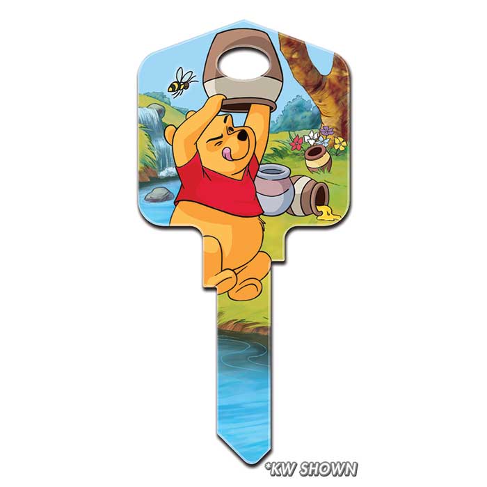 SC1-D74 4.45 in. Disney Winnie the Pooh Hug Me Key Blank