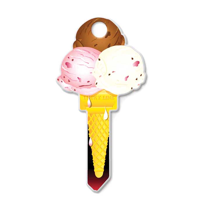 B111K Ice Cream Key Blank - Kwikset KW1-11 Keyway
