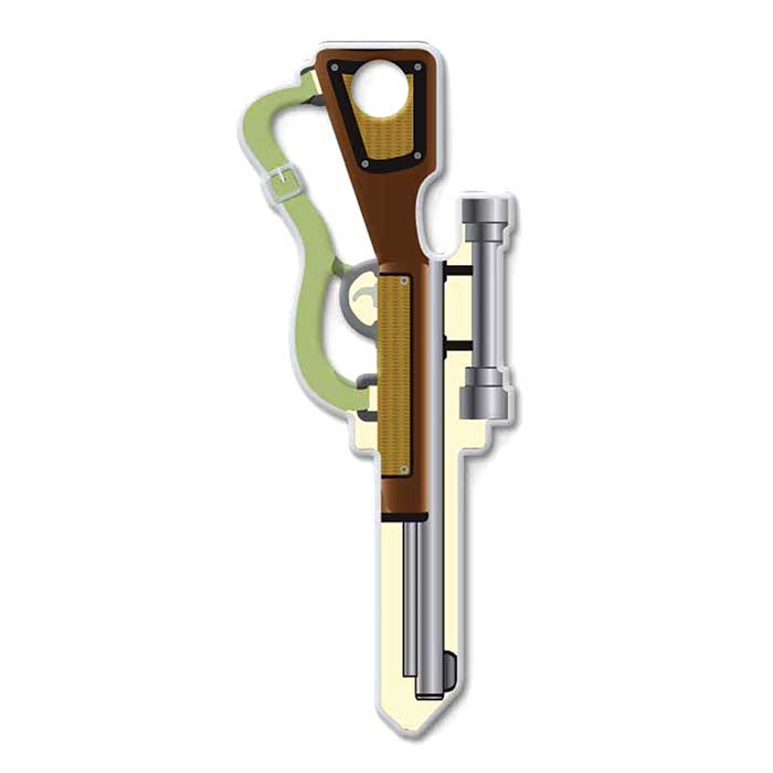 B118K Rifle Key Blank - Kwikset KW1-11 Keyway