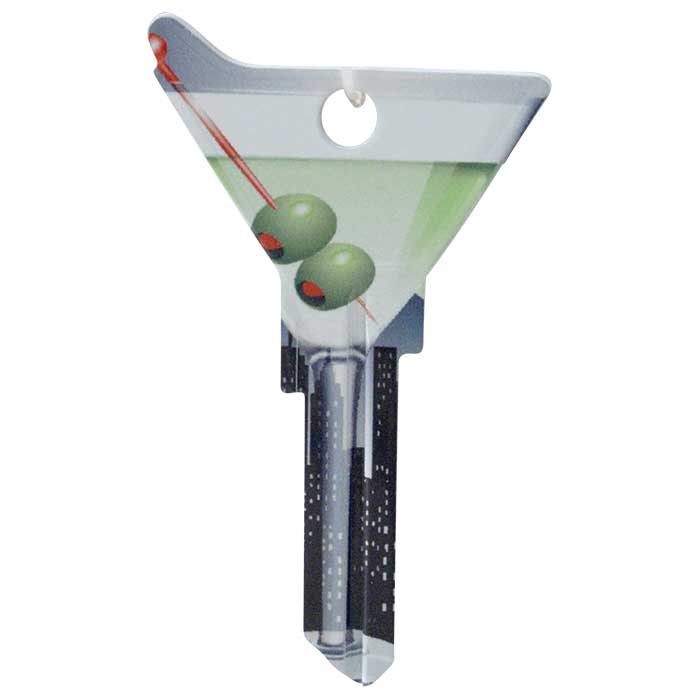 B133K Martini Key Blank - Kwikset KW1-11 Keyway