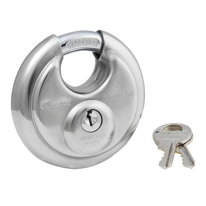 40DPFKA0340 40D Shrouded Shackle Discus Padlock - Keyed Alike-0340