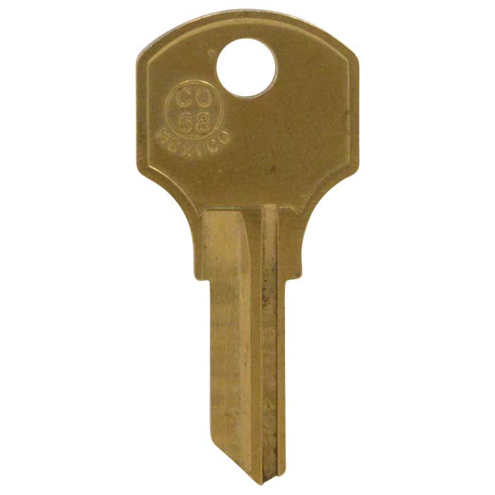 CO68-JMA S1000V-CO68 Brass Key Blank