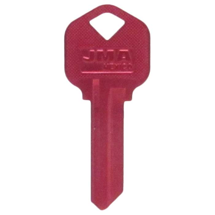 KW1-1.AR Aluminum KW1 Red Key Blank