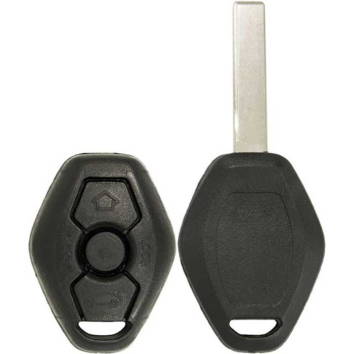 312-BMW-SHELL 3-Button Remote Head Key Shell for HU92R BMW
