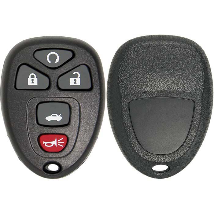 531-GM-SHELL 5-Button Remote Shell for 2006-2011 Buick Lucerne