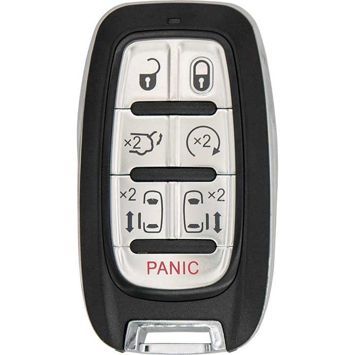 PRX-CHY-P832 7 Button Replacement Proximity Smart Key for 2017-2021 Chrysler Pacifica