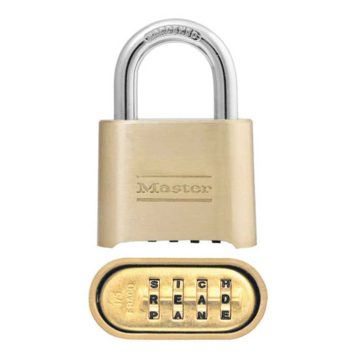 175DWD 4-Dial Letter Combo Padlock