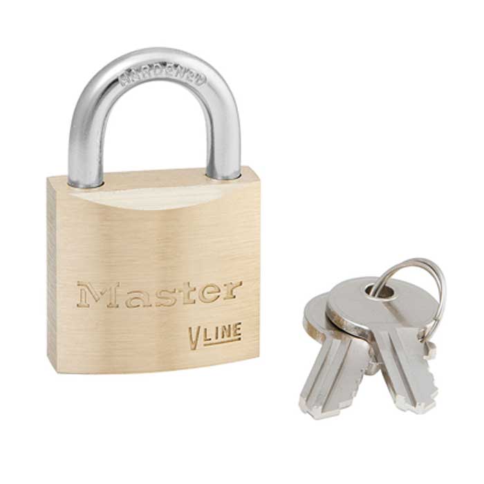 4130KA 142 4130K V-Line Brass Padlock - Keyed Alike-142