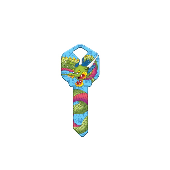 KW-HK36 2.1 in. Happy Keys Dragon Key Blank