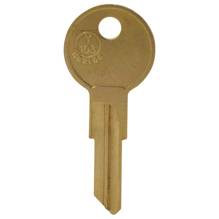 Y103-JMA Y103 Brass Key Blank