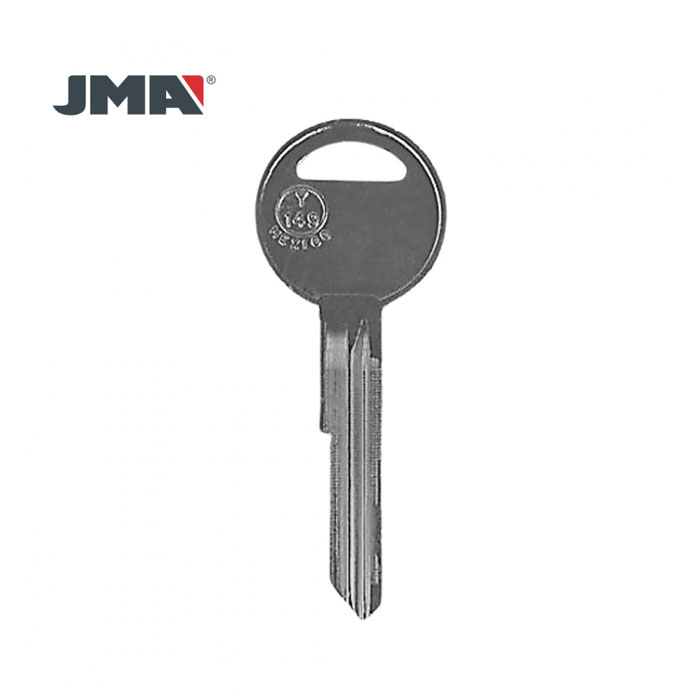 Y149-NP-JMA Y149 Nickel Plated Key Blank