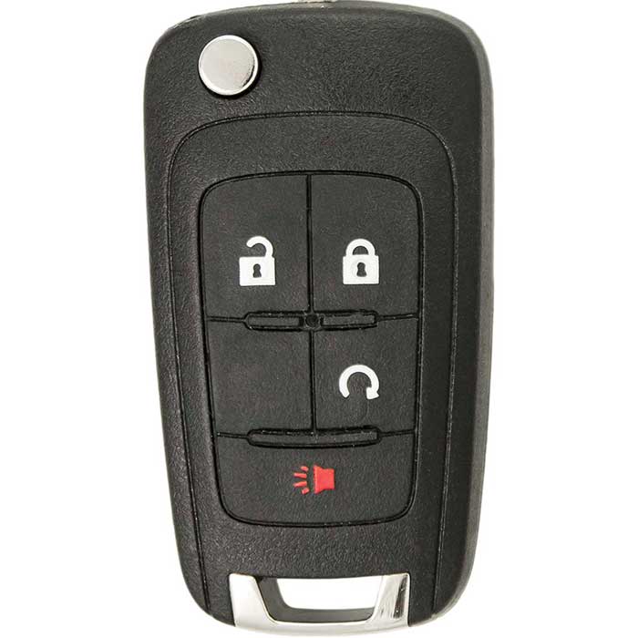 RK-GM-FP62 4 Button Replacement Remote Flip Key for GM OHT01060512 & 20873622