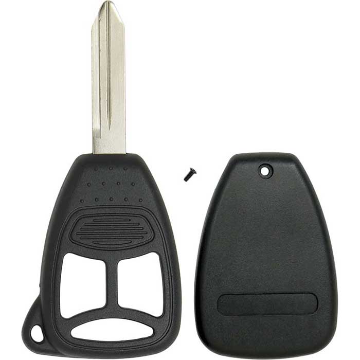 SHELL-CHY-740 3 Button Remote Head Key Shell for 2004-2011 Chrysler Dodge Jeep