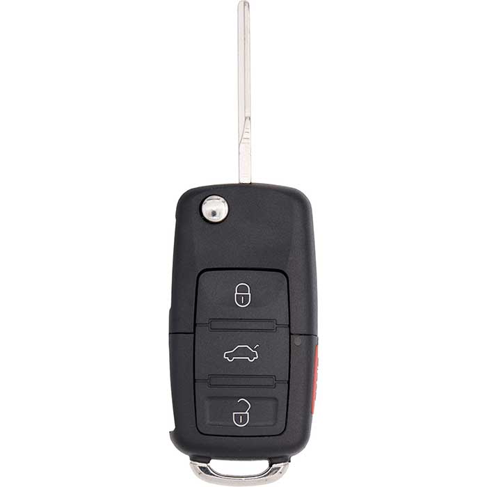 VW-SHELL Volkswagen 4-Button Flip Key Shell