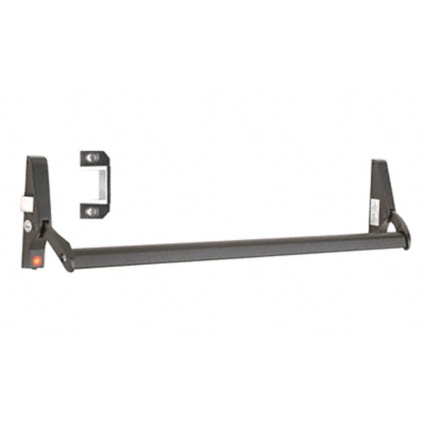 31-1095-L-C-4-313 48 in. Left-Hand Reverse-Bevel Crossbar Rim Panic Exit Device - Dark Bronze Anodized