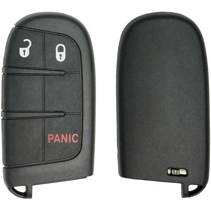 SHELL-CHY-742 3 Button Replacement Proximity Shell for Dodge Jeep M3N-40821302