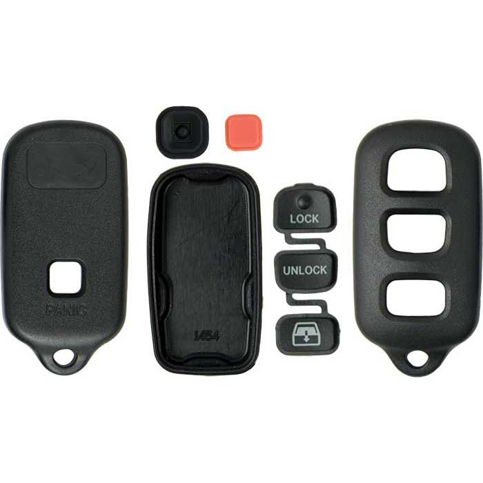 SHELL-TOY-904 4 Button Replacement Remote Shell for Toyota