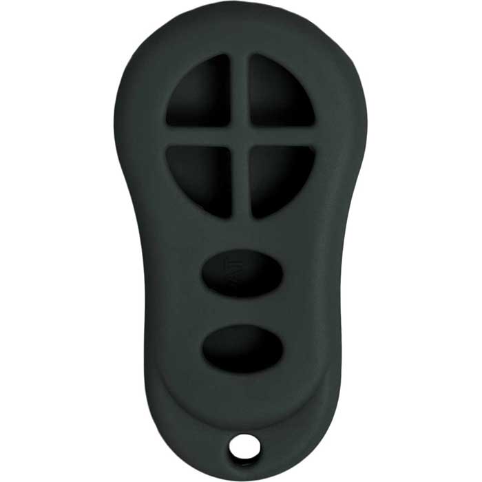 SJ-DDGA36-BLACK 6 Button Silicone Jacket Keyless Remote Cover - Black