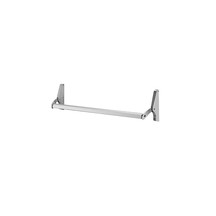 31-1085-4-7-628 48 in. Non-Handed Concealed Vertical Rod Panic Exit Device - Satin Aluminum Clear
